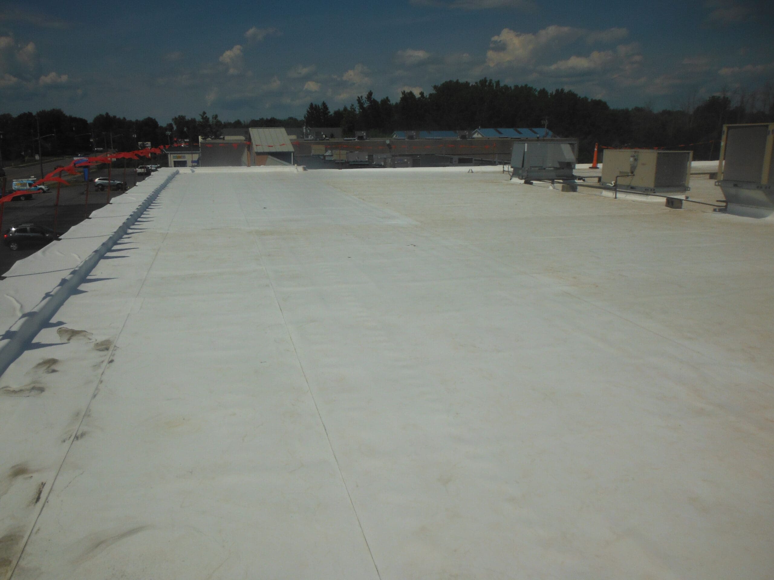 Commercial roofing work in Toledo, OH