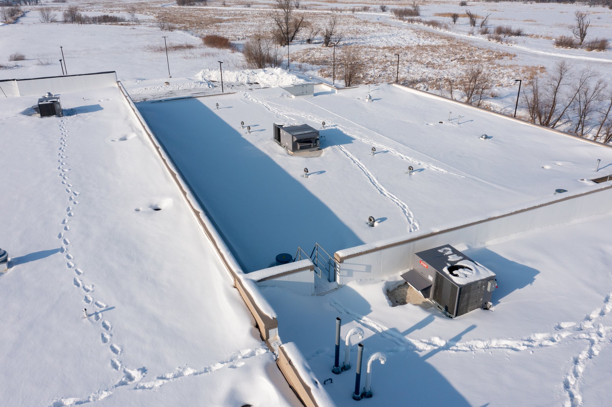 Commercial roofing work in Toledo, OH