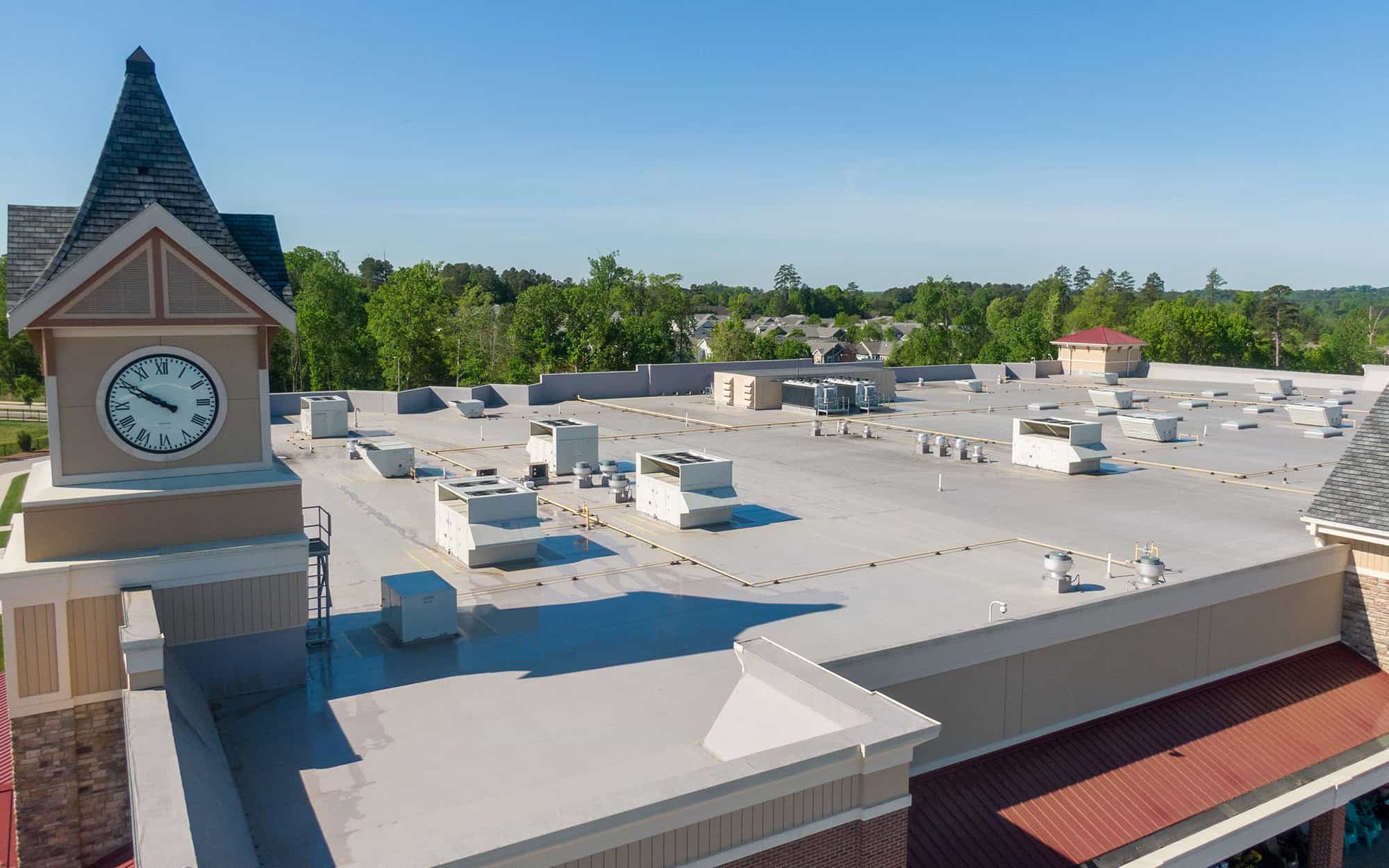 Commercial roofing work in Toledo, OH
