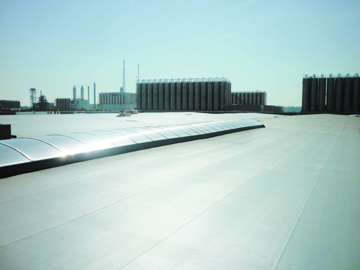 Commercial roofing work in Toledo, OH