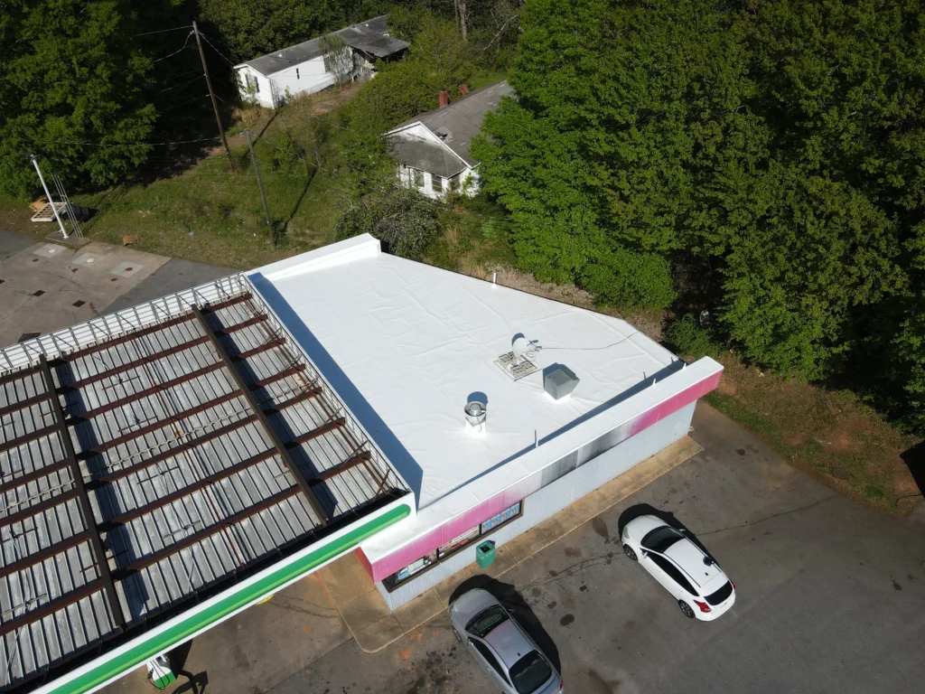Commercial roofing work in Toledo, OH