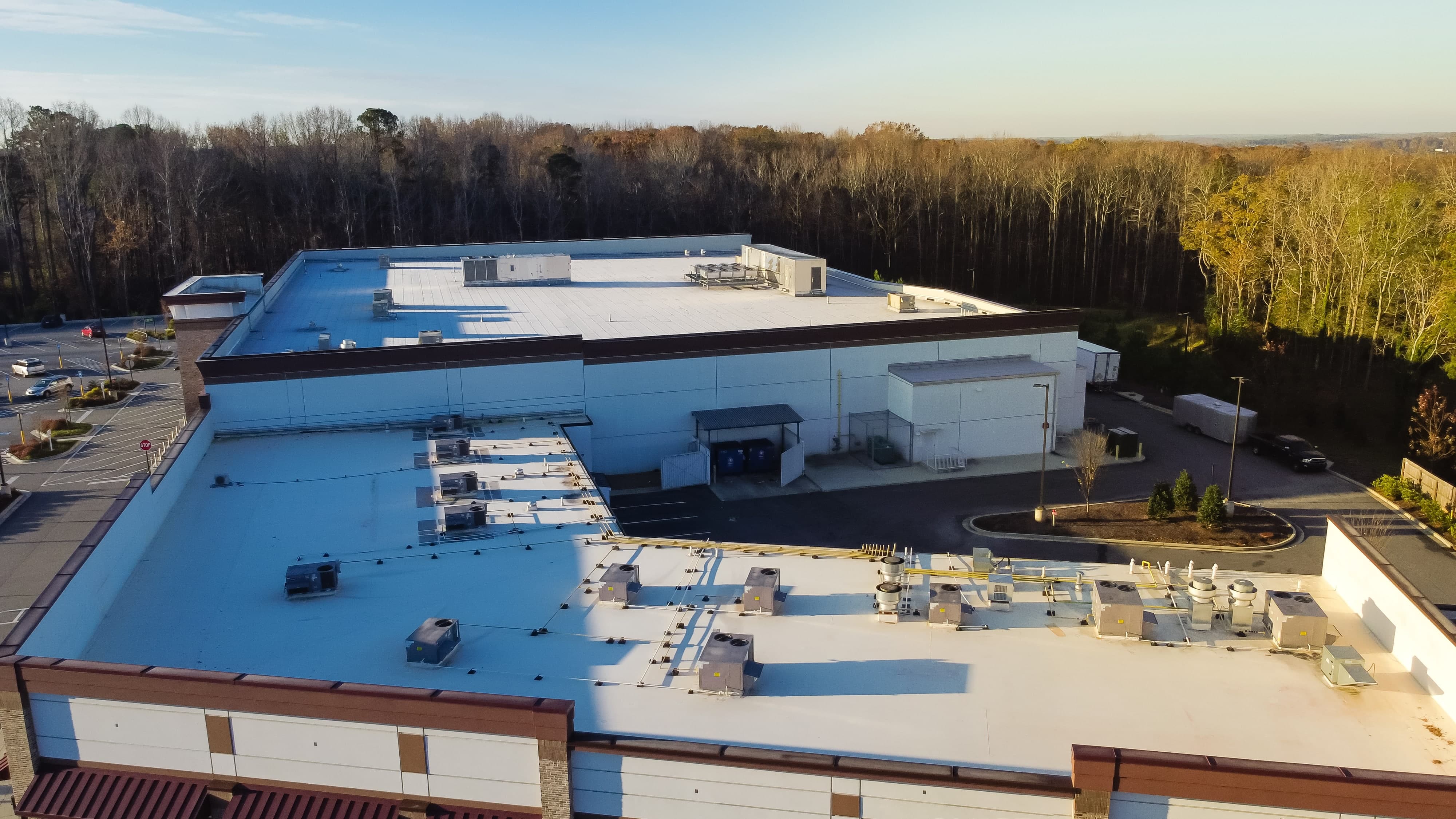 Commercial roofing work in Toledo, OH