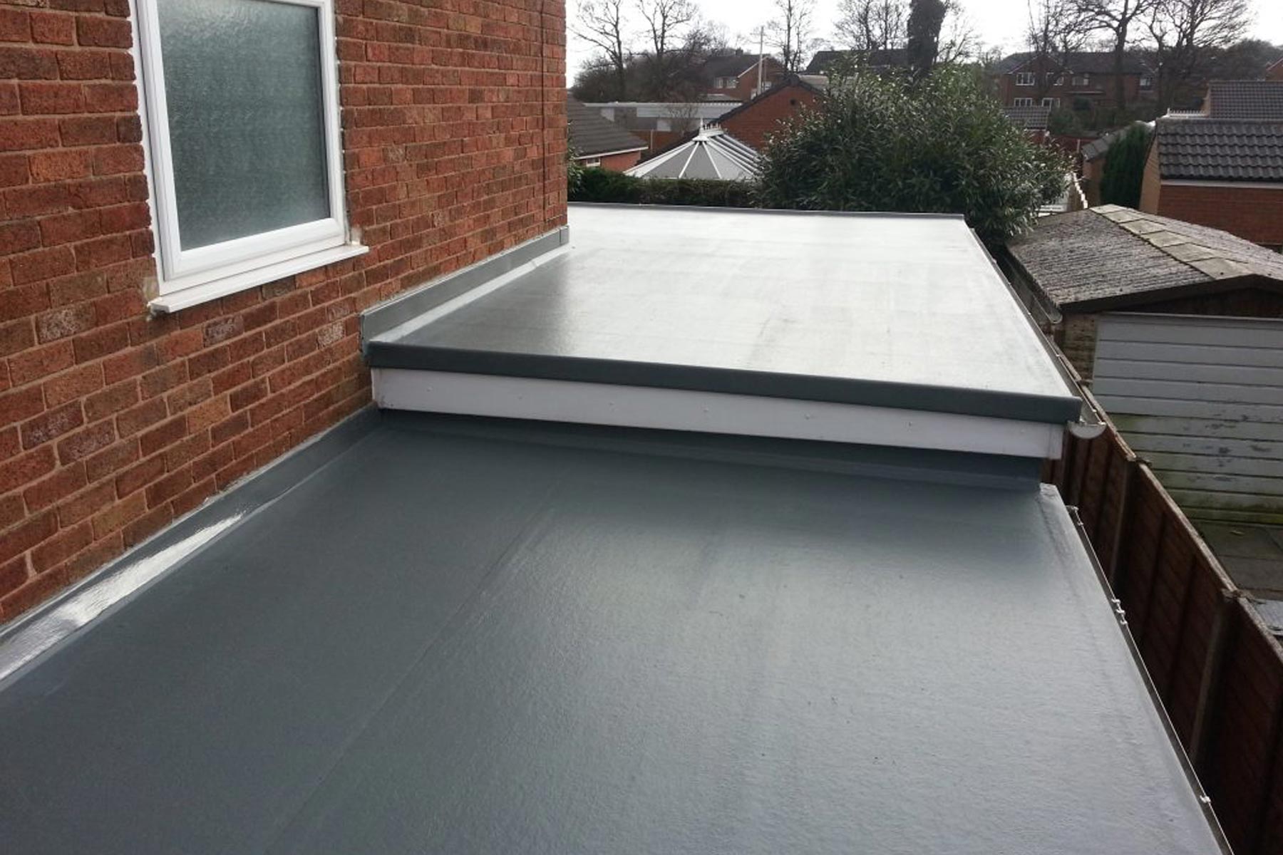Commercial roofing work in Toledo, OH